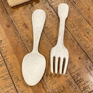 Kitchen Wall Decor - 21” Fork & Spoon Set